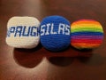 Personalized Crocheted Hacky Sack, Footbag, Ball, Custom Gift,  Softball gift, baseball gift, fast pitch gift, personalized gift, juggling