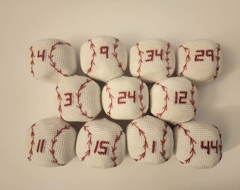 Baseball Hacky Sack, Footbag, Baseball Gift, Softball Gift, Sports, Ball, Fast Pitch, Team sports, Team gifts