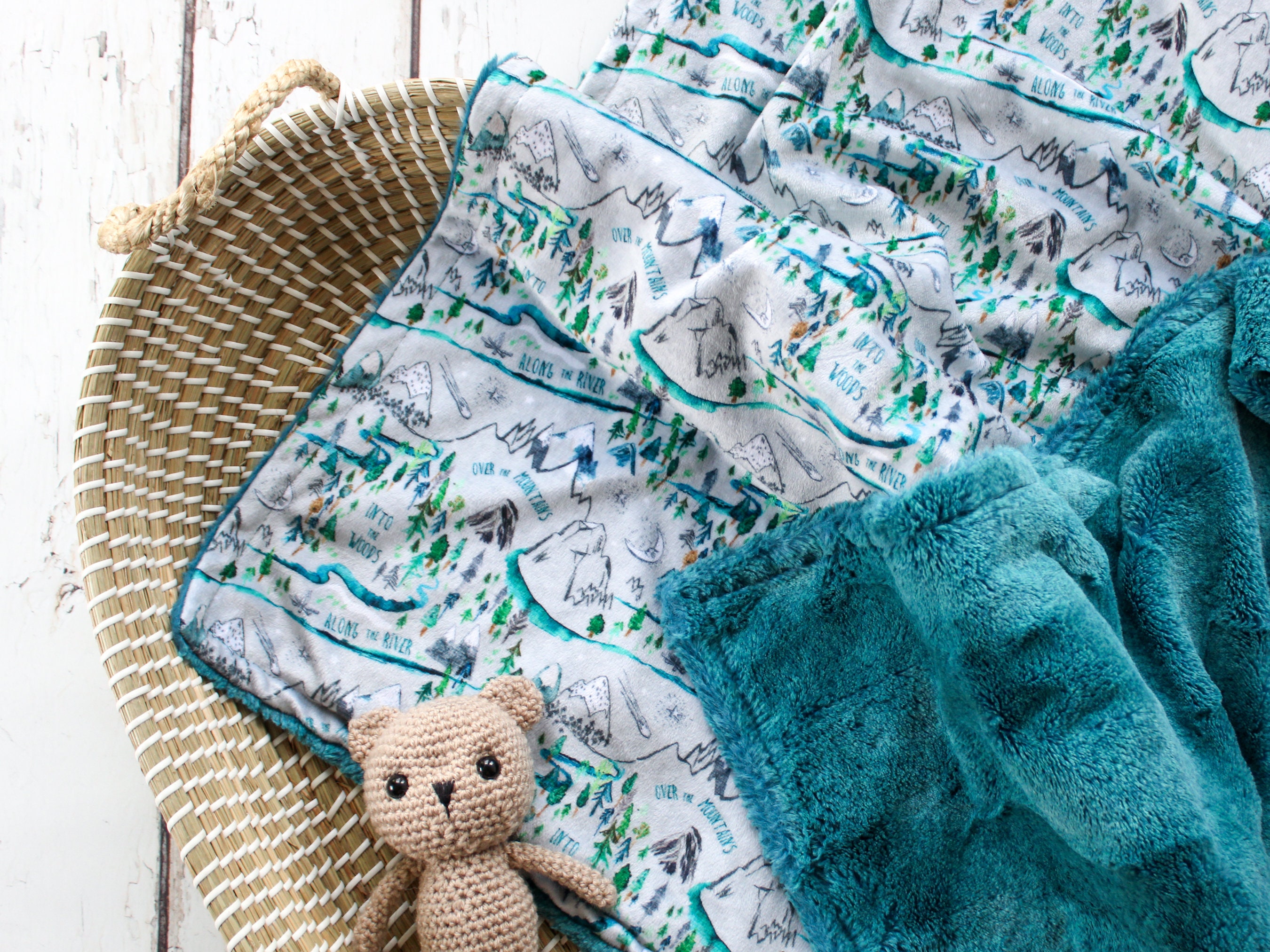 Mountain minky baby blanket hotsell