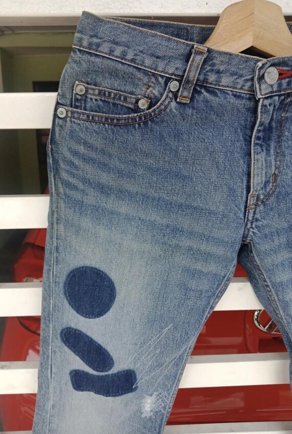 Hysteric Glamour Patches Patchwork Boot Cut Size … - image 10