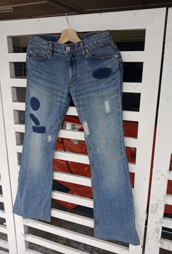 Hysteric Glamour Patches Patchwork Boot Cut Size … - image 4