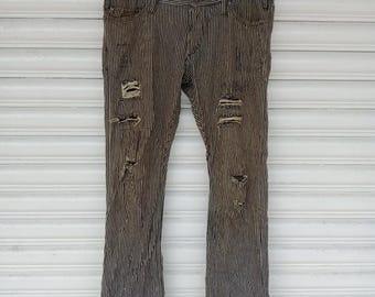 Vintage 90s Ryuichiro Shimazaki Wool Pants Star Knee Design