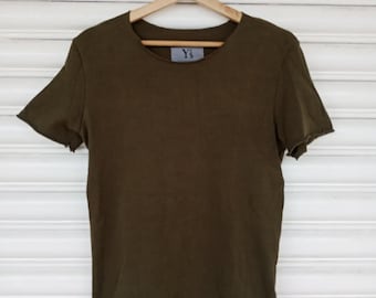 Yohji Yamamoto Y's Distressed Green Army Größe S