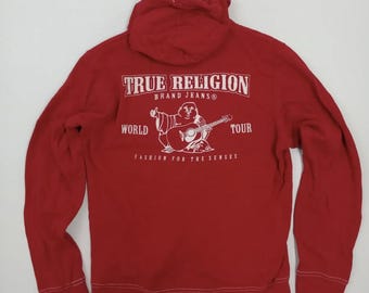 True Religion Classic Logo Zip Size L #C