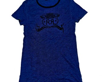 RRL Doppel RL Union of Craft Indigo Graphic Gr. S #F