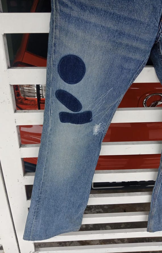 Hysteric Glamour Patches Patchwork Boot Cut Size … - image 5