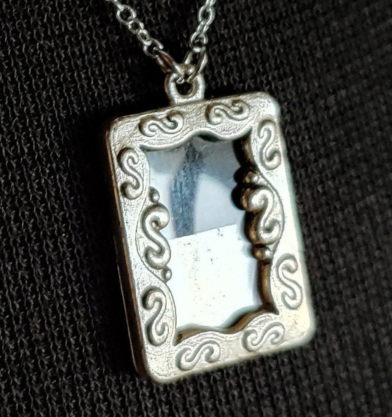 Mini Picture Frame Necklaces fixed pendant personalized Etsy