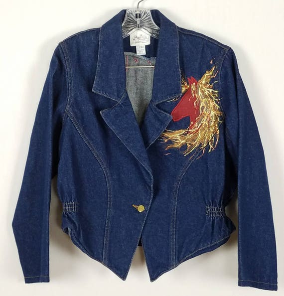 SYLVI'S ARTISTIC FASHION Vintage Western Denim Pai