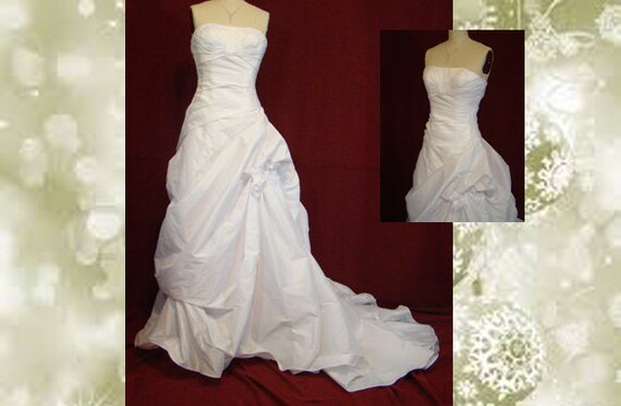 dupioni wedding dress