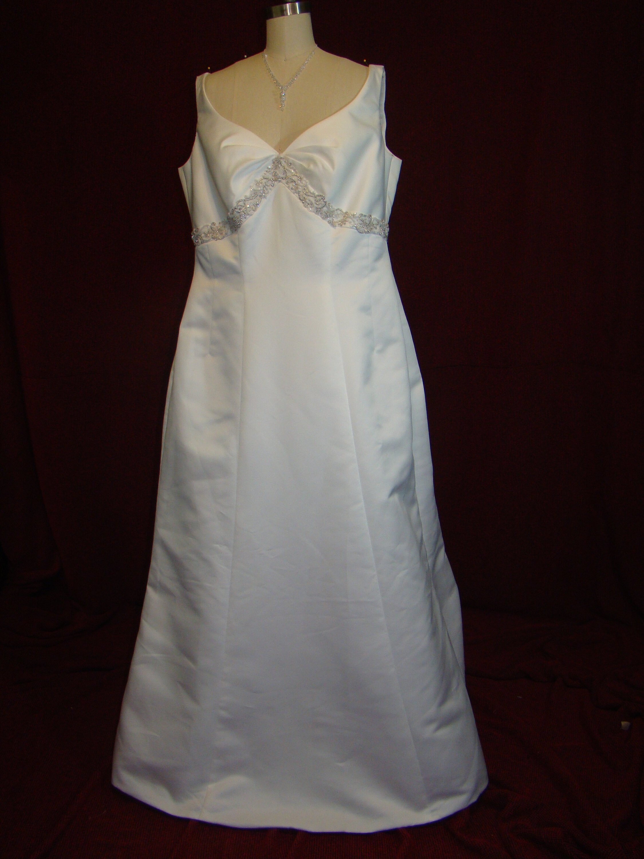white dress size 18w