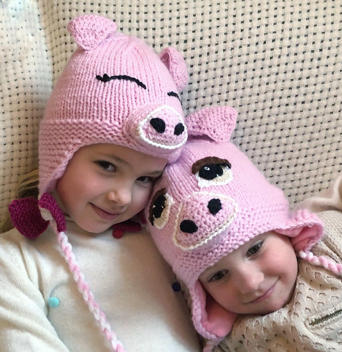 Matching animal hats Kids animal hat Matching hats Animal Etsy