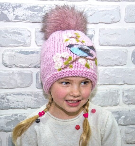 infant girl winter hat