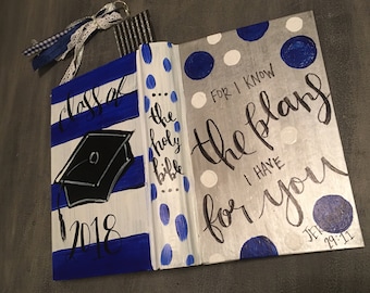 Handgemaltes Bibel-Abschlussgeschenk