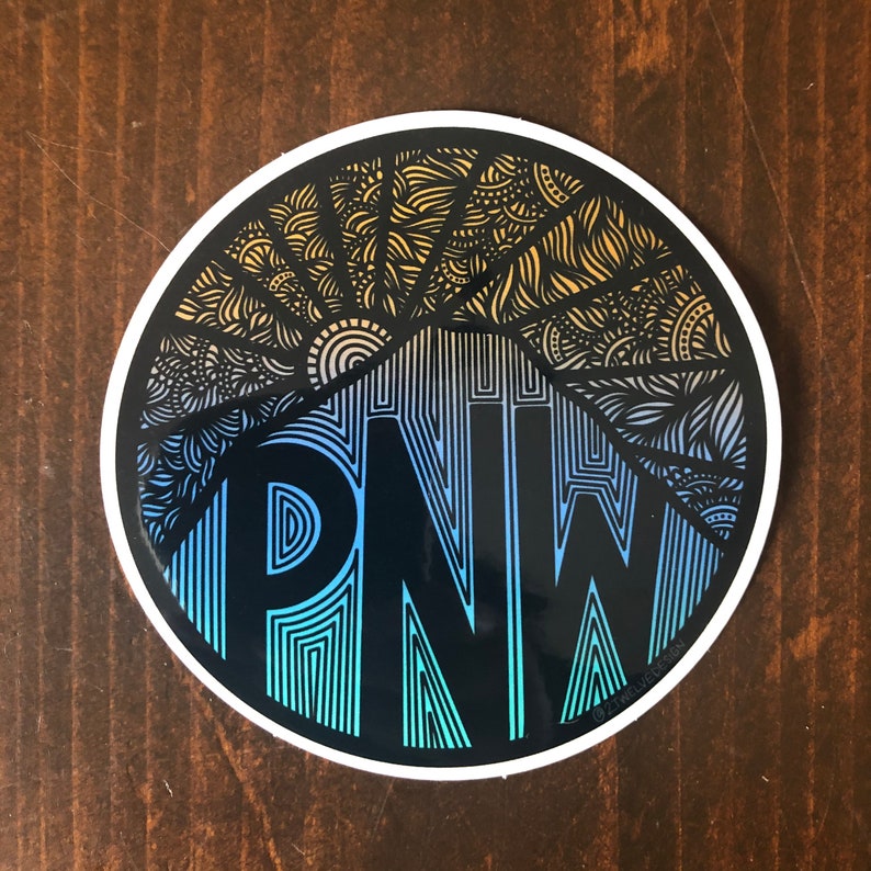 Pacific Northwest Sticker Etsy