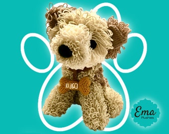 CUSTOM-MADE doggie plushie.  Send me a photo of your paw friend, a crochet plush toy of your beloved doggie will be created.