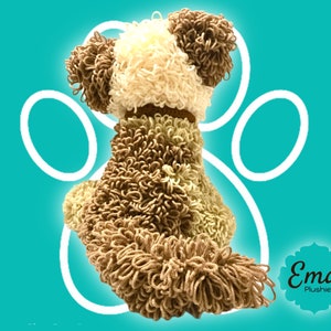 CUSTOM-MADE doggie plushie. Send me a photo of your paw friend, a crochet plush toy of your beloved doggie will be created. image 2