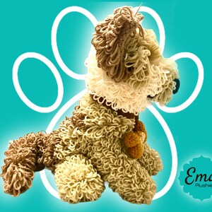 CUSTOM-MADE doggie plushie. Send me a photo of your paw friend, a crochet plush toy of your beloved doggie will be created. image 3