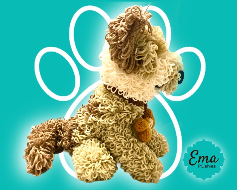 CUSTOM-MADE doggie plushie. Send me a photo of your paw friend, a crochet plush toy of your beloved doggie will be created. image 3