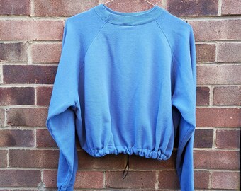 plain blue jumper