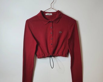 lacoste crop top