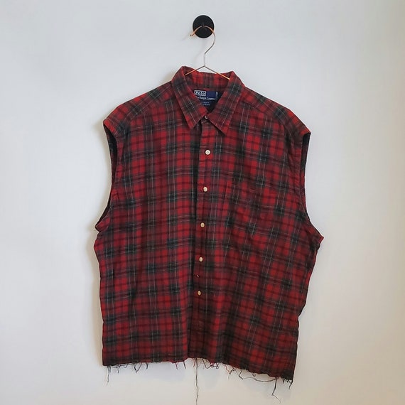 Vintage 90s Reworked Ralph Lauren Upcycled Oversi… - image 1