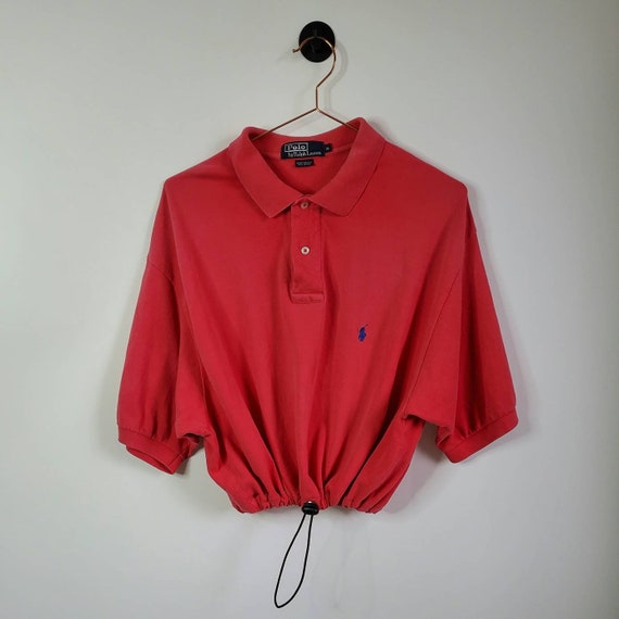 Polo crop top ralph lauren cheap