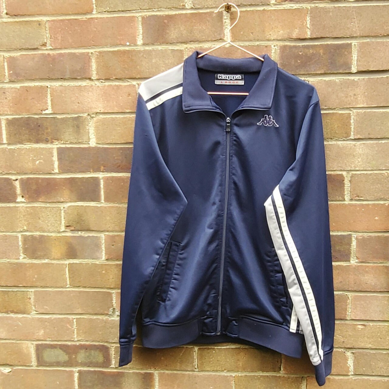 kappa navy track jacket