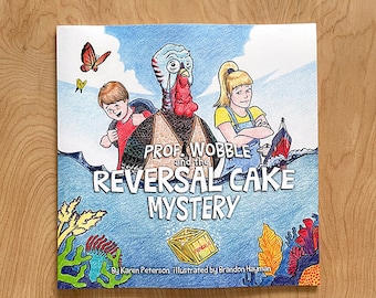 Professor Wobble und der Wende Kuchen Mystery-Kinderbuch.