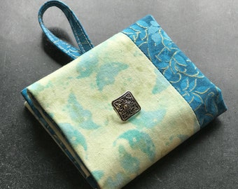 Travel Case| Snack Bag| Travel Kit Handmade Foldable Fabric Wallet Modern Purse Organizer |Gift Card Holder|Jewelry Bag Tea Wallet