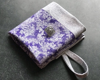 Travel Case| Snack Bag| Travel Kit Handmade Foldable Fabric Wallet Modern Purse Organizer |Gift Card Holder|Jewelry Bag Tea Wallet
