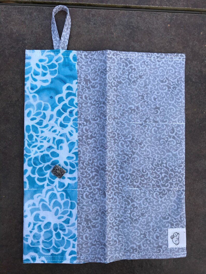 Travel Case| Snack Bag| Travel Kit Handmade Foldable Fabric Wallet Modern Purse Organizer |Gift Card Holder|Jewelry Bag Tea Wallet