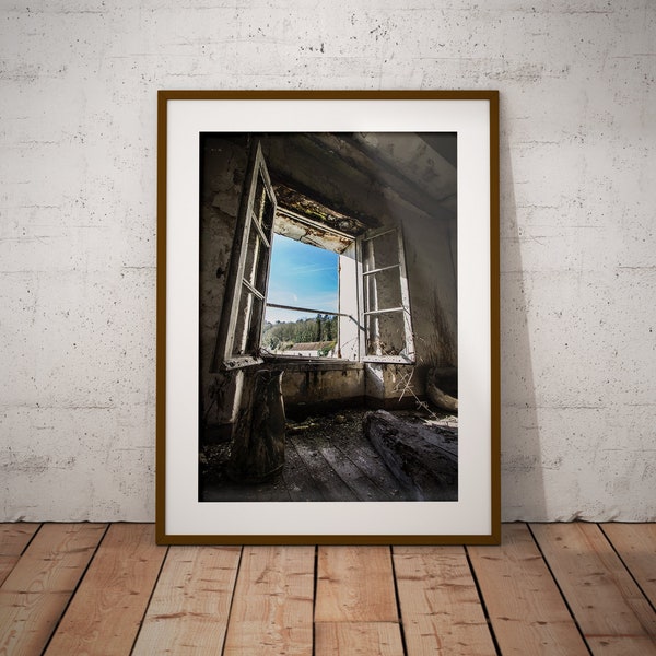 urban decay print,  urban decay photograph for home decor