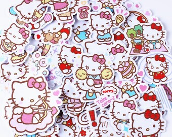 Hello Kitty Stickers Over 70 Customizable Or Handmade Options Etsy