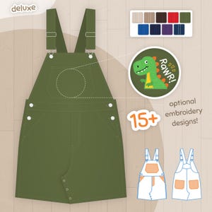 Short ABDL fait main - Deluxe (options de tissu + broderie !)