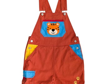 NEUE Custom ABDL Rust Denim Tiger Shortalls Größe 38.5 x 4 - Handmade in Canada
