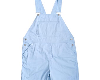 ABDL Fully Lined Baby Blue Shortalls Size 51 x 6 (3XL) - Handmade in Canada
