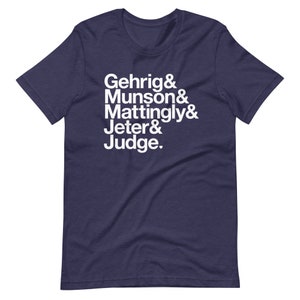Yankee Captains List T-Shirt