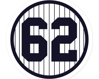 Aaron Judge 62 Sticker