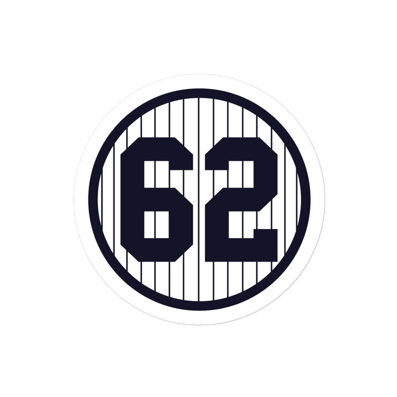 Aaron Judge 62 Sticker