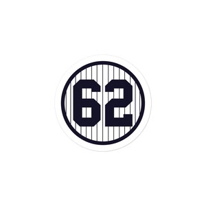 Aaron Judge 62 Sticker