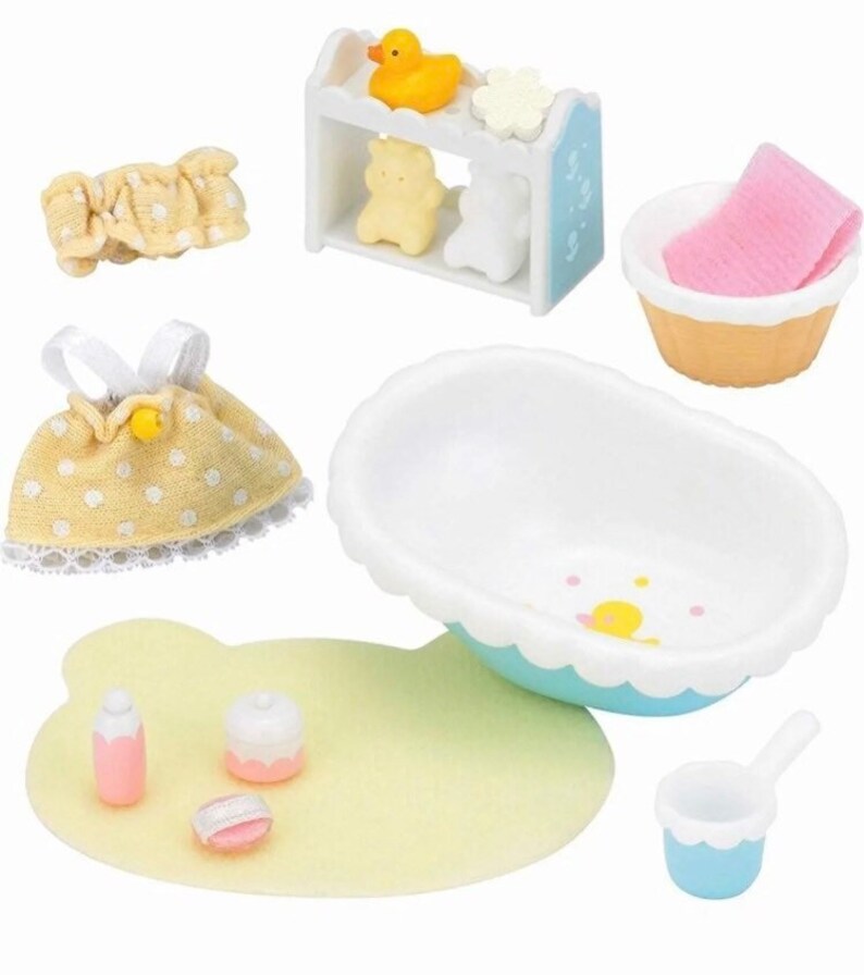 Calico Critters / Sylvanian Families Baby Bath Set Etsy