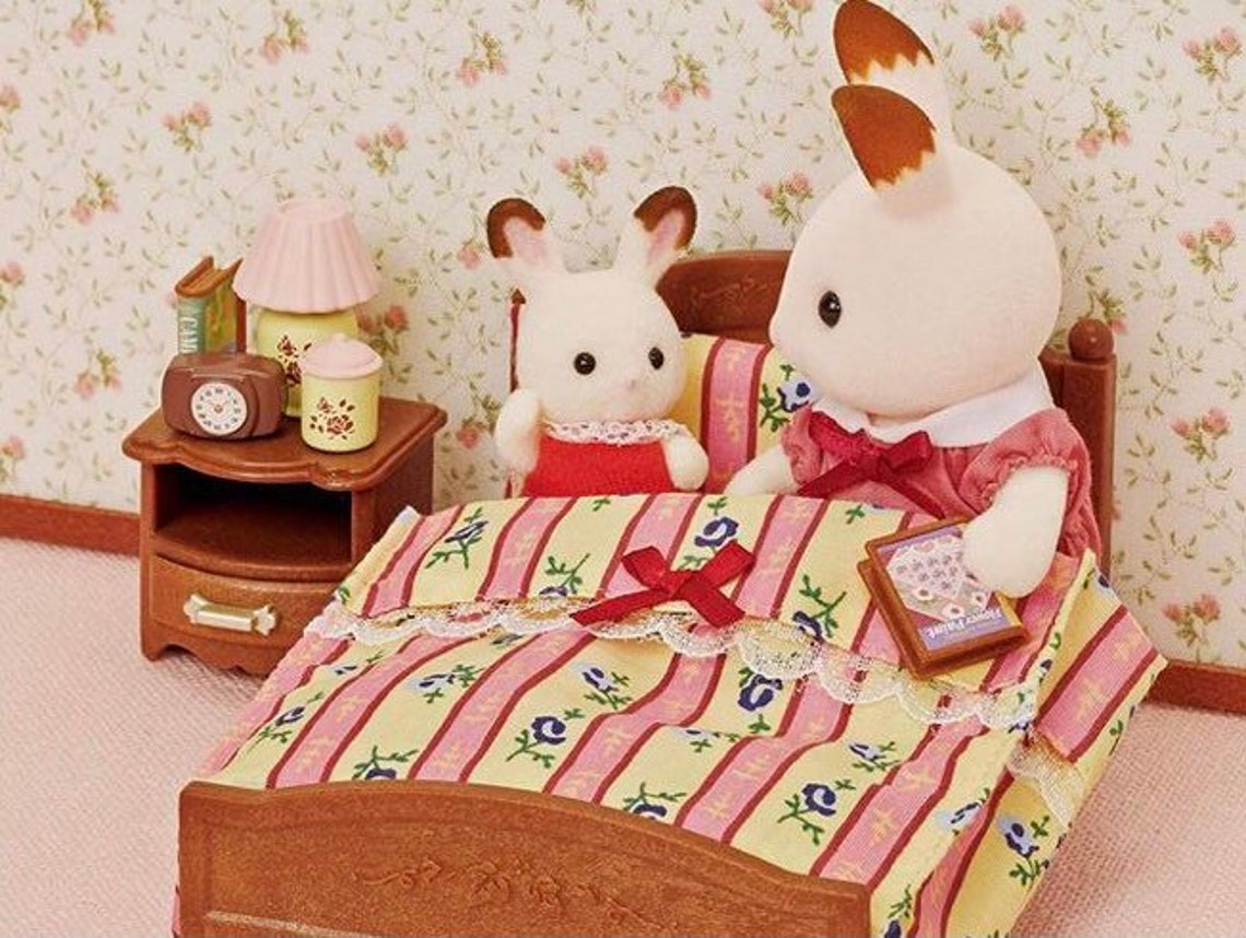 Calico Critters / Sylvanian Families Semi-double bed | Etsy