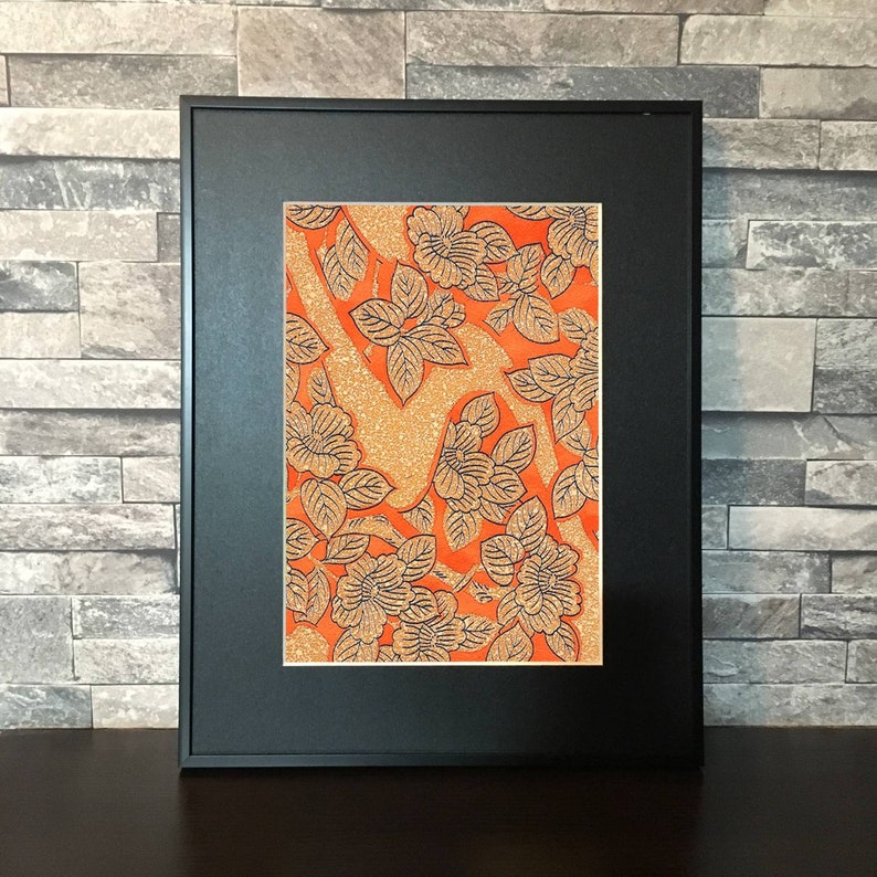 Japanese kimono wall art frame / frame picture/ frame amount / Etsy