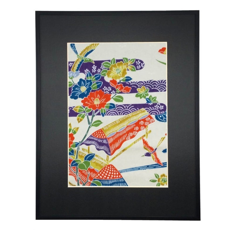 Last one/Japanese kimono wall art frame / frame picture/ frame | Etsy