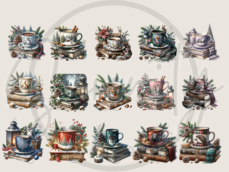 Coffee Clipart, Book Clipart, Coffee And Book Clipart, Coffee And Book PNG, Book Lover Clipart, Book Lover PNG, Woodland Clipart, Woodland PNG, Watercolor Coffee, Bookworm Clipart, Bookworm, Cozy Reading, Junk Journal, Sublimation, Digital Download