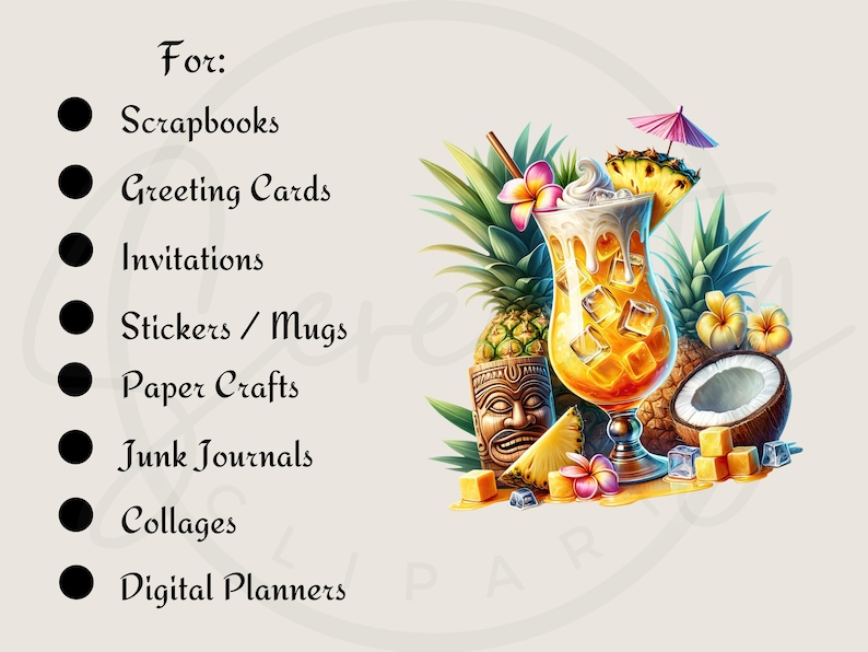 Tropical Cocktail, Watercolor Clipart, Watercolor Cocktails, Tropical Clipart, Summer Cocktails Png, Cocktail Clip Art, Alcohol Clipart, Png Tropical Drinks, Alcoholic Drinks Png, Summer Drinks Png, Watercolor Drinks, Summer Party Clipart, Summer Clipart Png