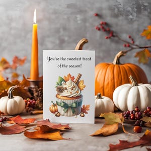 Autumn Cupcake Clipart, Autumn Cupcake PNG, Cupcake Clipart, Cupcake PNG, Thanksgiving Clipart, Thanksgiving PNG, Halloween Clipart, Halloween PNG, Pumpkin PNG, Fall Clipart, Fall PNG, Sweet Treats, Dessert Clipart, Instant Download, Commercial Use