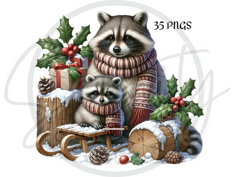 cute woodland png, woodland animals, winter Clipart, bear fox deer, bunny clipart, woodland nursery, christmas clipart, christmas animals, junk journal, baby animal clipart, cute forest animals, watercolor animal, woodland christmas, Digital Download