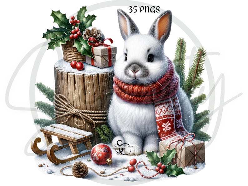 watercolor clipart, woodland animals, christmas clipart, animal graphics, holiday decor, cute animal art, png clipart, forest animals, winter clipart, sublimation designs, commercial use art, woodland decor, baby animal clipart