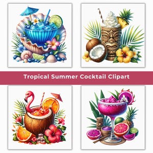 Tropical Cocktail, Watercolor Clipart, Watercolor Cocktails, Tropical Clipart, Summer Cocktails Png, Cocktail Clip Art, Alcohol Clipart, Png Tropical Drinks, Alcoholic Drinks Png, Summer Drinks Png, Watercolor Drinks, Summer Party Clipart, Summer Clipart Png